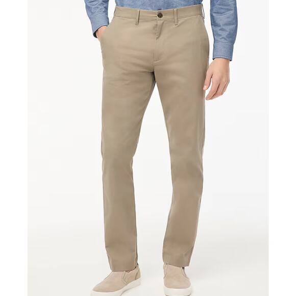 NWT J.Crew Straight Fit TruTemp 365 Chino Pant In Warm Stone Size 36x32 - Picture 1 of 8